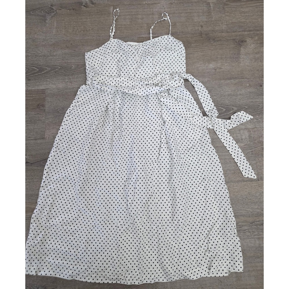NWT Kate Spade New York‎ x Target Polka Dot Tie Waist Midi Dress Size Large - Picture 5 of 8